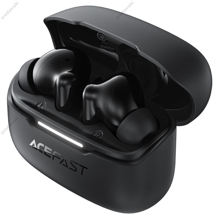 Бездротові Bluetooth навушники ACEFAST W5 hybrid noise reduction true wireless earbuds BT 5.4 Black